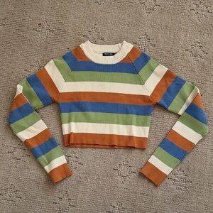 Nasty Gal Multicolor Striped Sweater